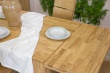 Masívny jedálenský stôl s rozkladaním - dub