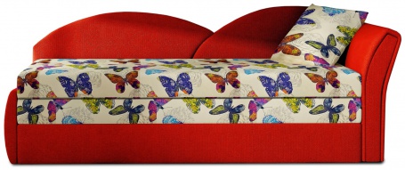 Rôznofarebná/červená (Butterfly 04/Alova 46) - pravý roh