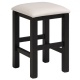 Toaletný stolík so stoličkou Ringo - biela / čierna