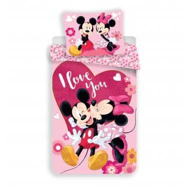 Obliečky Mickey a Minnie in love micro