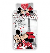 Obliečky Mickey a Minnie v Paríži