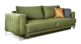 Štvormiestna rozkladacia pohovka s úložným priestorom Elise - výber z 25 farieb