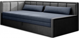 Trojmiestna rozkladacia pohovka s úložným priestorom Fulgeo - výber zo 6 farieb - pravá/ľavá