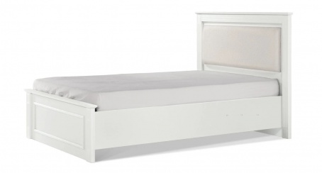 Posteľ s roštom a úložným priestorom 120x200 Lexi - biela