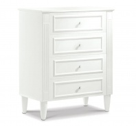 Vysoká komoda Lexi - biela