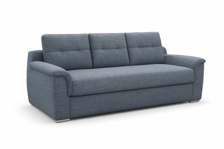 Trojmiestna rozkladacia pohovka s úložným priestorom Dugi lux - sivá - vodeodolná