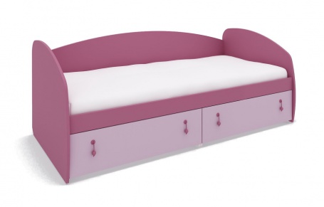 Detská posteľ Aurora II 90x200cm s úložným priestorom - výber odtieňov