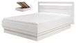 Manželská posteľ Irma 160x200cm s úložným priestorom - biela