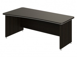 Písací stôl Lorenc 200x100cm ľavý - wenge
