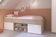 Detská posteľ Josephine 90x200cm s úložným priestorom v miestnosti