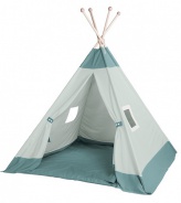 Veľký textilný stan TEEPEE 158x210cm - mintová