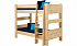 Detské poschodové postele z masívu