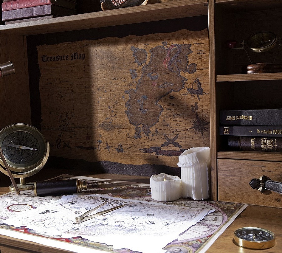 Detský písací stôl jack s nadstavcom - dub lancelot.

 

Dôležitým kritériom písacieho stola je tiež odkladacia plocha a množstvo úložného priestoru.

 

Písací stôl je inšpirovaný pirátskou tematikou, rovnako ako ostatný nábytok z tejto kolekcie.

 

Design písacieho stola je starostlivo prepracovaný do najmenších detailov.

 

Kolekcia Jack je vyrobená v zaujímavom dubovom dekore lancelot v kombinácii s originálnymi potlačami pirátskej tematiky.

 

Všetok nábytok patriaci do kolekcie Jack nájdete nižšie v súvisiacich produktoch.