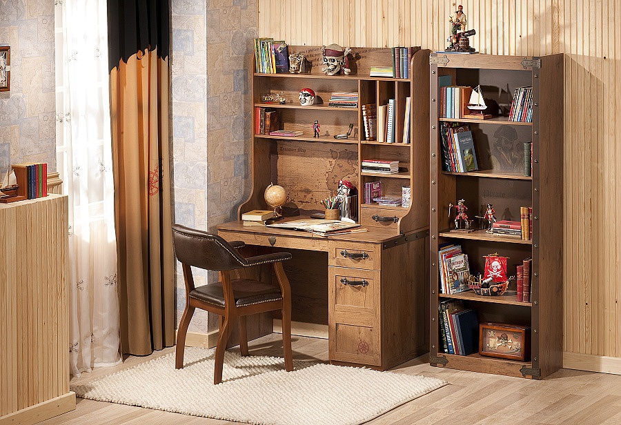 Nadstavec nad písací stôl jack - dub lancelot.

 

Zaobstaraním nadstavce získate ďalší priestor na školské potreby a pritom vám nebude zaberať podlahovú plochu.

 

Zbožňuje vaše dieťa hranie na pirátov?

 

Dizajn nástavca je starostlivo prepracovaný do najmenších detailov.

 

Kolekcia Jack je vyrobená v zaujímavom dubovom dekore lancelot v kombinácii s originálnymi potlačami pirátskej tematiky.

 

Všetok nábytok patriaci do kolekcie Jack nájdete nižšie v súvisiacich produktoch.