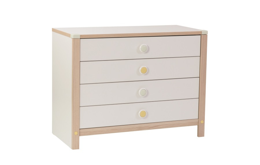 Detská zásuvková komoda beatrice - dub svetlý/biela.

 

Prinášame vám komodu Beatrice, ktorá sa bude skvele vynímať najmä v detskej izbe a poskytne vám toľko potrebný úložný priestor.

 

Rohy komody Beatrice sú vybavené ochrannými lištami, ktoré zvyšujú bezpečnosť nábytku.

 

Všetok nábytok patriaci do kolekcie Beatrice nájdete nižšie v súvisiacich produktoch.