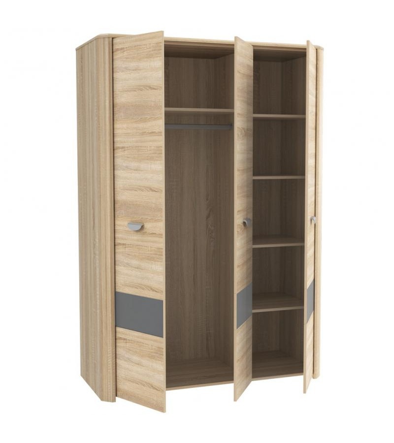 Šatníková skriňa yoop - dub sonoma / šedý antracit.

Šatníková skriňa Yoop patrí do zostavy detskej izby Yoop, ktorého jednotlivé diely sa dajú zakúpiť samostatne a nájdete ich nižšie medzi súvisiacimi produktami. 

Detská izba Yoop vyniká kvalitným spracovaním, moderným dizajnom, praktickosťou (množstvo úložných priestorov) a bezpečnosťou (skosené a zaoblené hrany). Detská izba Yoop je dodávaná v neutrálnom dezéne dub sonoma a sivý antracit, je teda vhodný pre dievčatá i chlapcov.

 