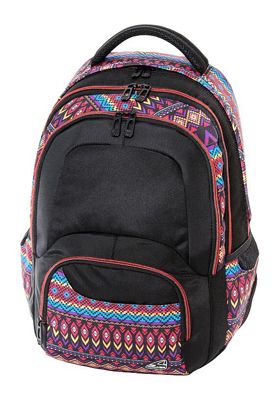 Studentský batoh switch indian.

Studentský batoh má tři hlavní kapsy.



	
		
			Parametr
			Popis
		
		
			Rozměry (š x h x v)
			32x22x47 cm
		
		
			Hmotnost
			0,860 kg
		
		
			Materiál
			600D PES 1680D PES
		
		
			Záruka
			3 roky
		
		
			Určení
			unisex
		
		
			Objem
			33 l
		
	





Škoní penál / pouzdro ze stejné kolekce naleznete níže v souvisejícím zboží.