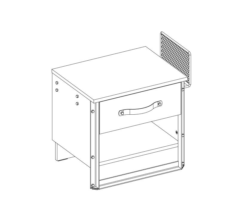 Nočný stolík nebula - čierna/sivá.

 

Do tej šikovne uschováte veci, ktoré nie je potrebné mať priamo na očiach, ale napriek tomu sú v blízkosti postele nepostrádateľné.

 

Rozmery nočného stolíka Nebula sú 54x52x40cm (š, v, h)

 

Všetok nábytok patriaci do kolekcie Nebula nájdete nižšie v súvisiacich produktoch.