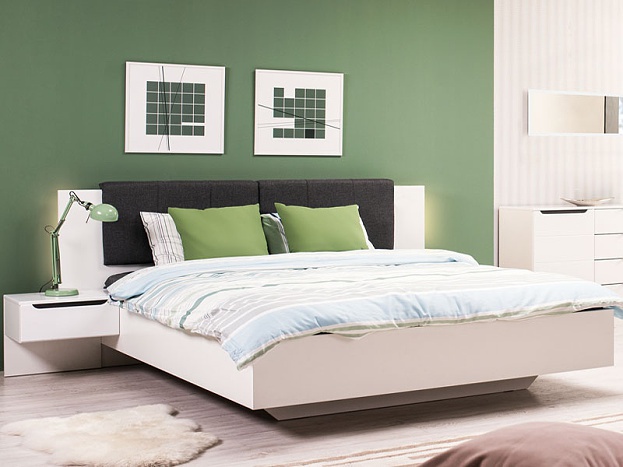 Manželská posteľ 160x200cm s nočnými stolíkmi stuart - biela/šedá/dub.

 

Ložná plocha postele je 160x200cm.

 

K posteli je možné dokúpiť osvetlenie, ktoré sa umiestňuje na bočne strany čela postele.

 

Všetok nábytok patriaci do kolekcie Stuart a vhodné matrace nájdete nižšie v súvisiacich produktoch.