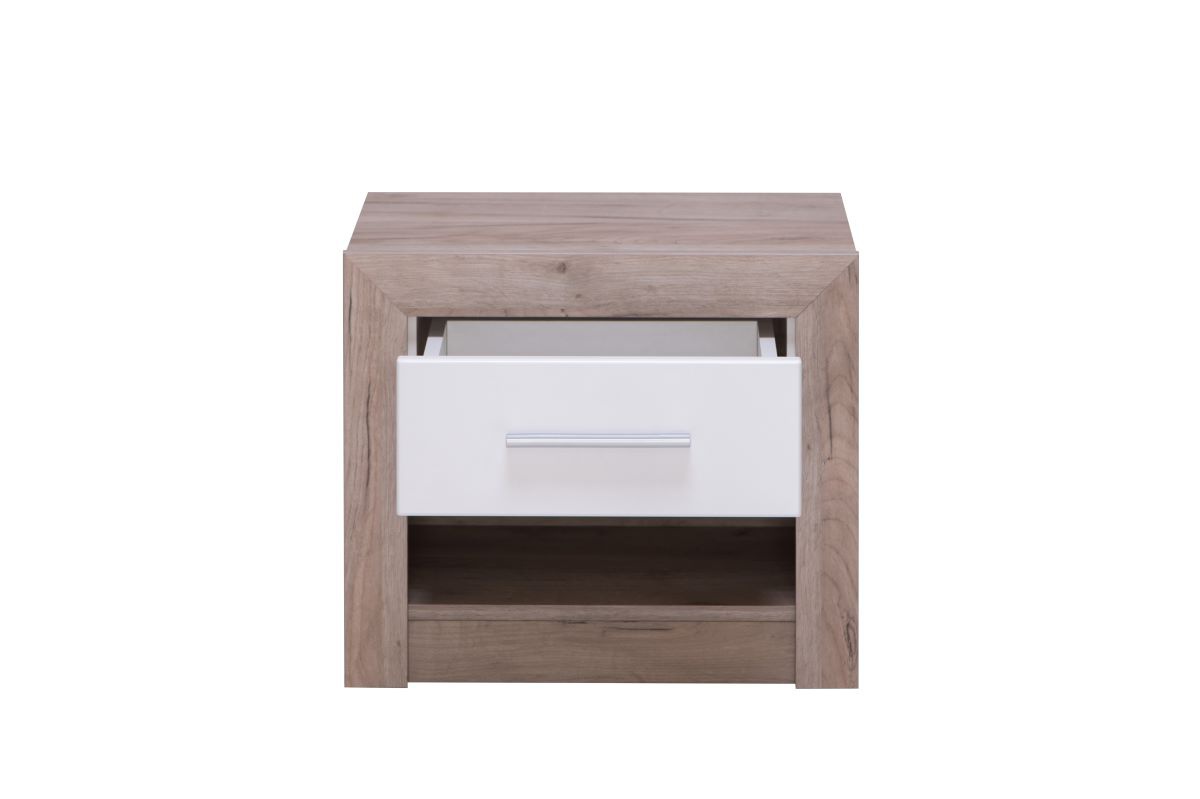 Nočný stolík so zásuvkou shine - dub sivý/biela.

 

Rozmery nočného stolíka Shine sú 53x46x35cm (š, v, h)

 

Všetok nábytok patriaci do kolekcie Shine nájdete nižšie v súvisiacich produktoch.