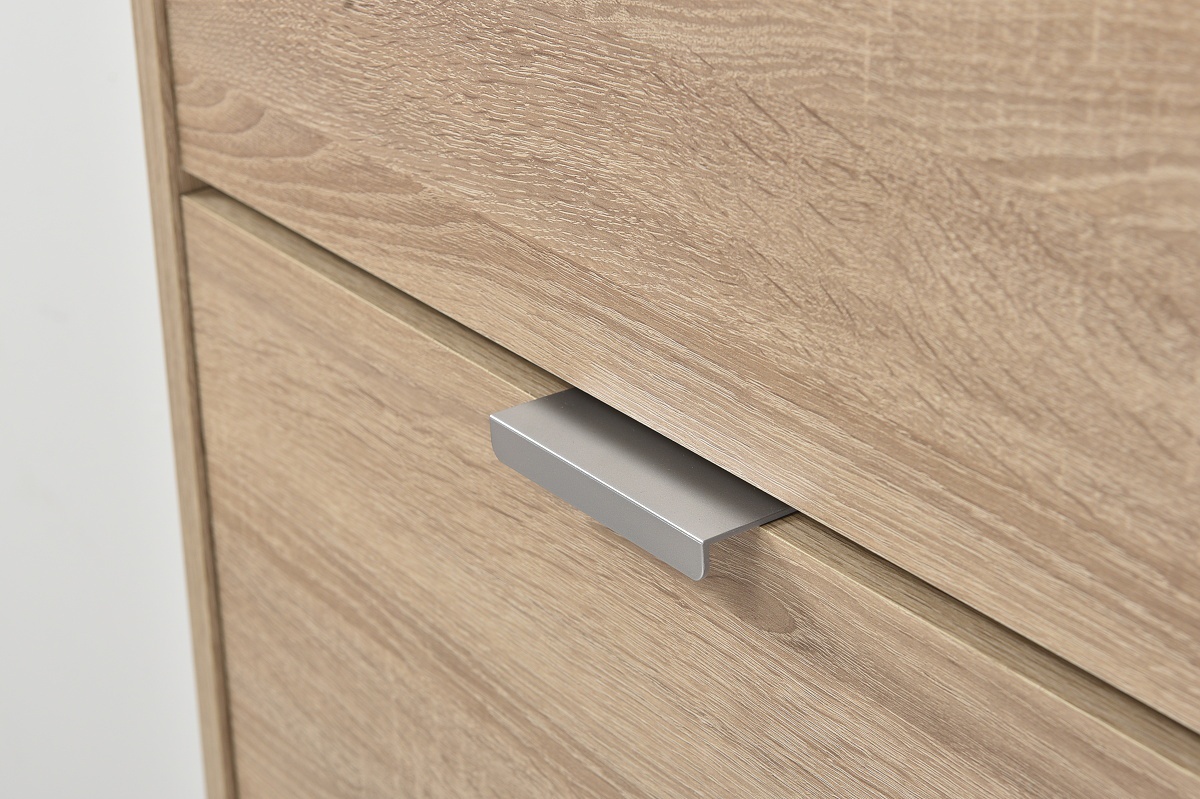 Výklopný botník 3-dvierkový felix - dub sonoma.

 

Zadná časť botníku je otvorená, vďaka čomu zaisťuje odvetrávanie, čo je žiaduce najmä v letnom období, kedy sa nám chodidla v obuvi potí.

 

Výklopné botníky Felix v inej veľkosti a farebnom prevedení nájdete nižšie v súvisiacich produktoch.