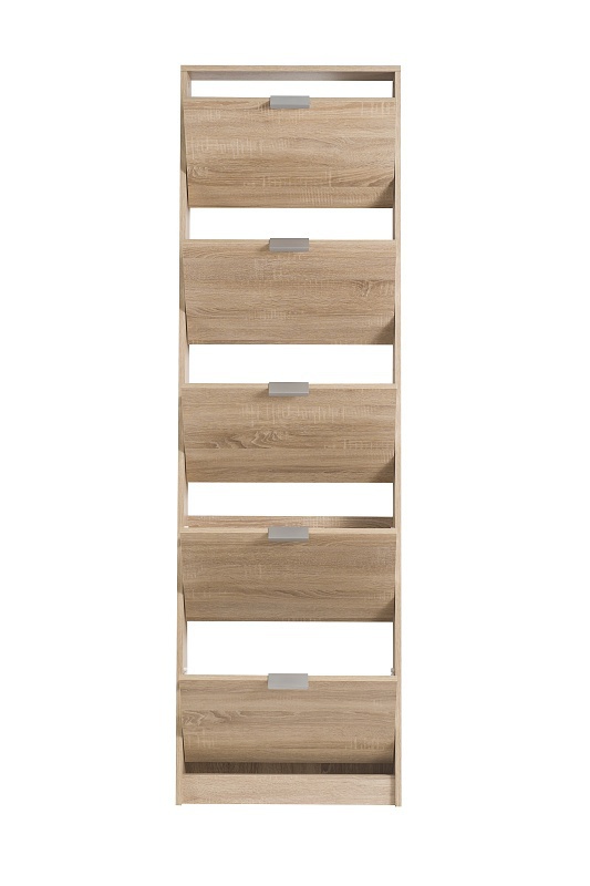 Výklopný botník 5-dvierkový felix - dub sonoma.

 

Zadná časť botníku je otvorená, vďaka čomu zaisťuje odvetrávanie, čo je žiaduce najmä v letnom období, kedy sa nám chodidla v obuvi potí.

 

Výklopné botníky Felix v inej veľkosti a farebnom prevedení nájdete nižšie v súvisiacich produktoch.