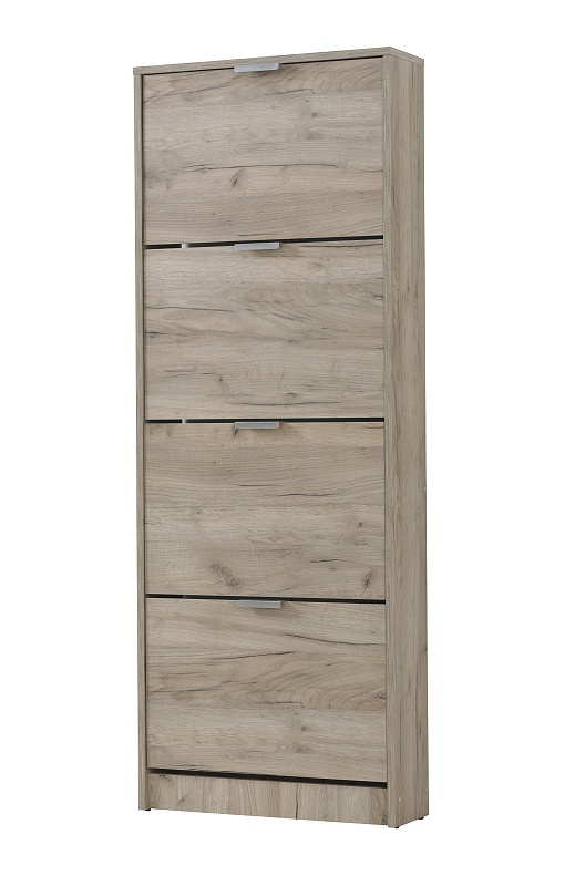 Set výklopných botníkov felix - dub šedý.

 

Zadná časť botníkov je otvorená, vďaka čomu zaisťuje odvetrávanie, čo je žiaduce najmä v letnom období, kedy sa nám chodidla v obuvi potí.

 

Výklopné botníky Felix v inej veľkosti a farebnom prevedení nájdete nižšie v súvisiacich produktoch.