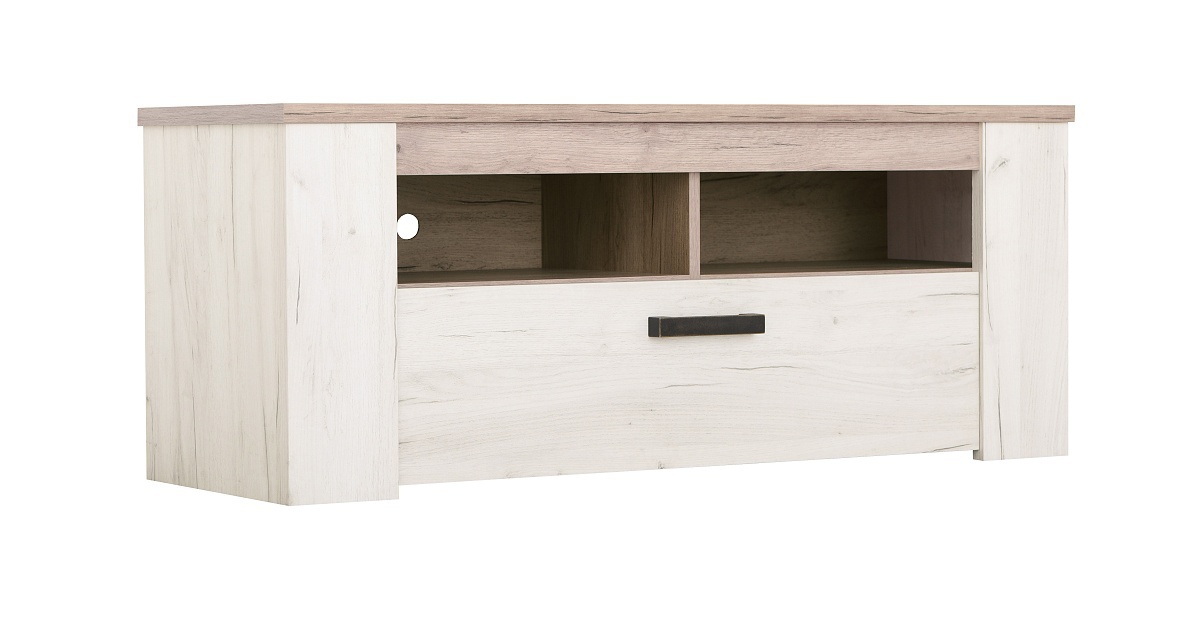 Tv stolík henry - dub biely/dub šedý.

 

Stolík zdobi plastová úchytka, ktorá verne imituje kov.

 

Všetok nábytok patriaci do kolekcie Henry nájdete nižšie v súvisiacich produktoch.

 

Krátka videoukážka vám priblíži TV stolík Henry.