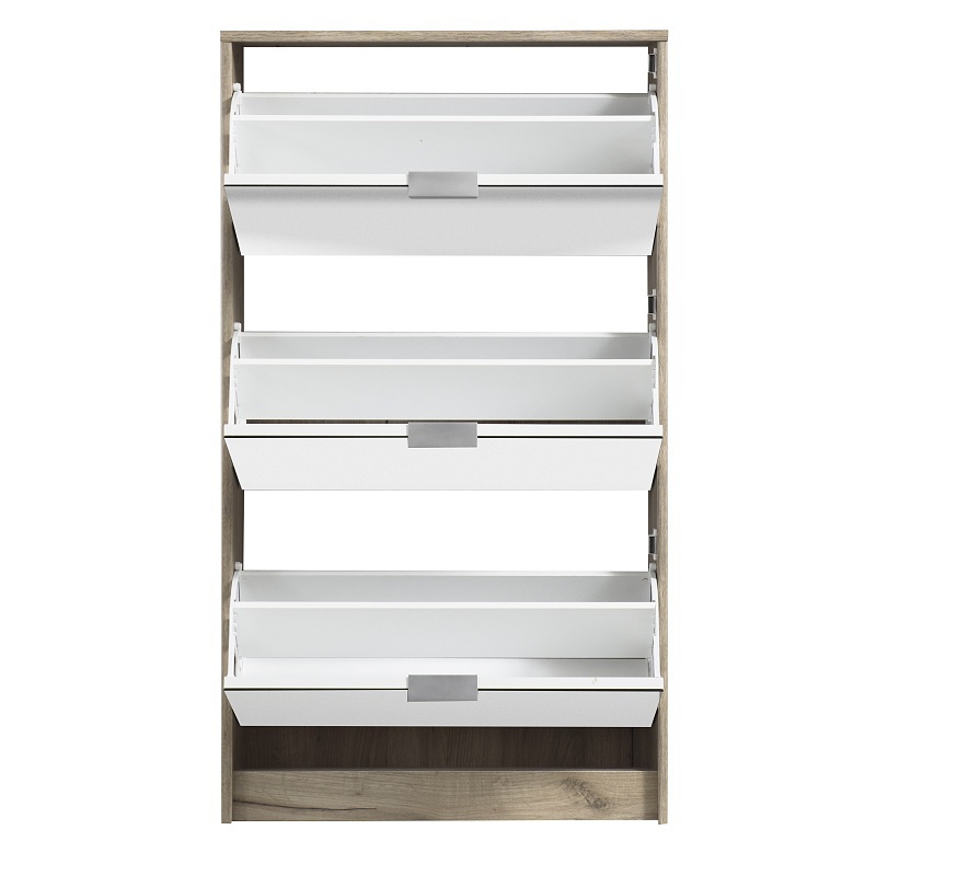 Výklopný botník 3-dvierkový so zrkadlom vincent - dub šedý.

 

Dizajn botníku je v modernom dekore dub šedý a je vybavený plastovými úchytkami.

 

Všetky botníky patriaci do kolekcie Vincent nájdete nižšie v súvisiacich produktoch.