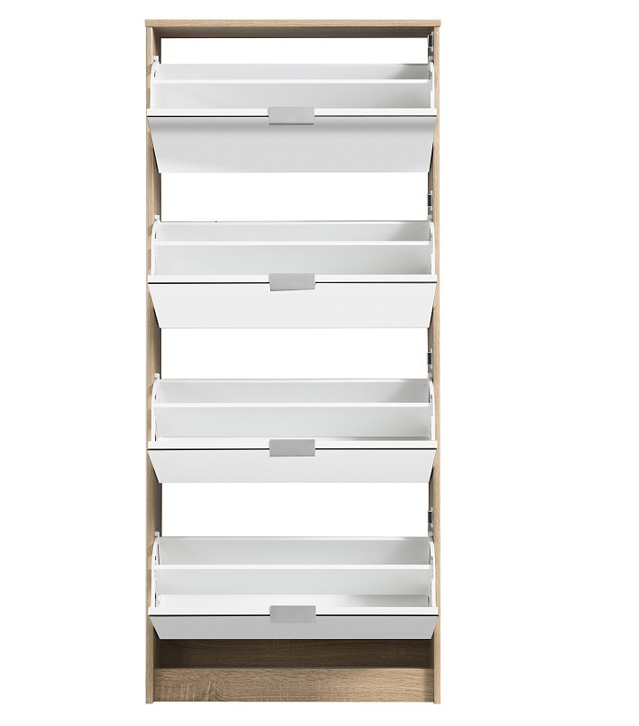 Výklopný botník 4-dvierkový so zrkadlom vincent - dub sonoma.

 

Dizajn botníku je v modernom dekore dub sonoma a je vybavený plastovými úchytkami.

 

Všetky botníky patriaci do kolekcie Vincent nájdete nižšie v súvisiacich produktoch.