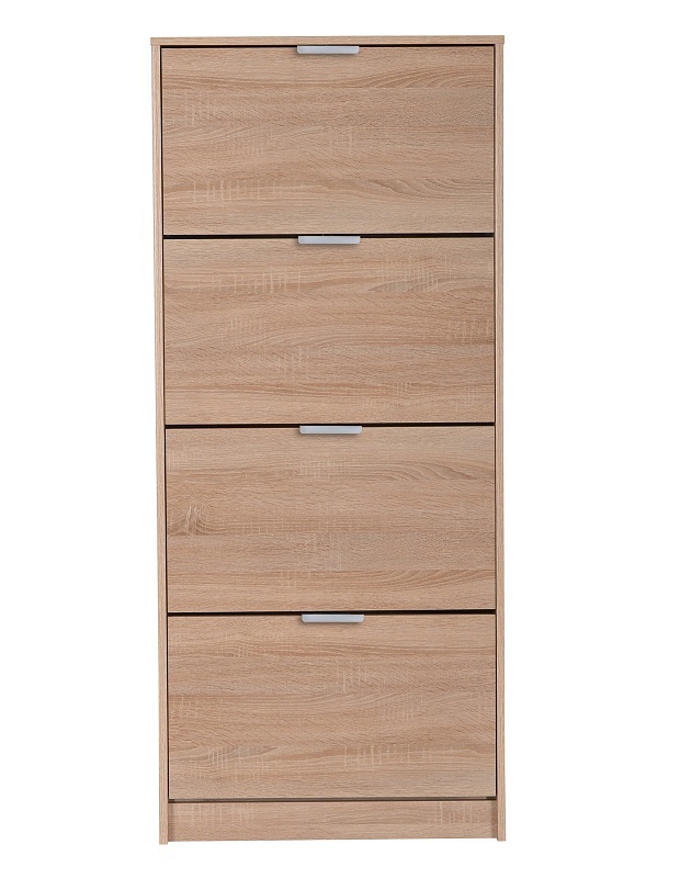 Výklopný botník 4-dvierkový vincent - dub sonoma.

 

Dizajn botníku je v modernom dekore dub sonoma a je vybavený plastovými úchytkami.

 

Všetky botníky patriaci do kolekcie Vincent nájdete nižšie v súvisiacich produktoch.