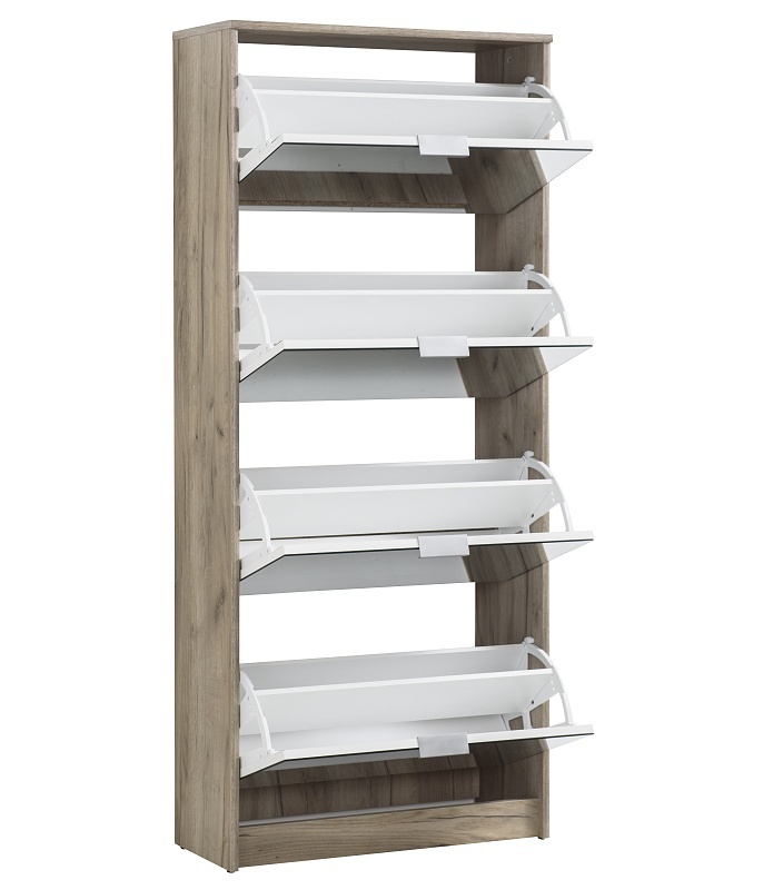 Zostava výklopných botníkov so zrkadlom vincent - dub šedý.

 

Dizajn botníkov je v modernom dekore dub šedý a botníky sú opatrené plastovými úchytkami.

 

Všetky botníky patriaci do kolekcie Vincent nájdete nižšie v súvisiacich produktoch.