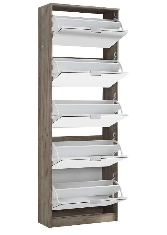 Zostava výklopných botníkov so zrkadlom vincent - dub šedý.

 

Dizajn botníkov je v modernom dekore dub šedý a botníky sú opatrené plastovými úchytkami.

 

Všetky botníky patriaci do kolekcie Vincent nájdete nižšie v súvisiacich produktoch.