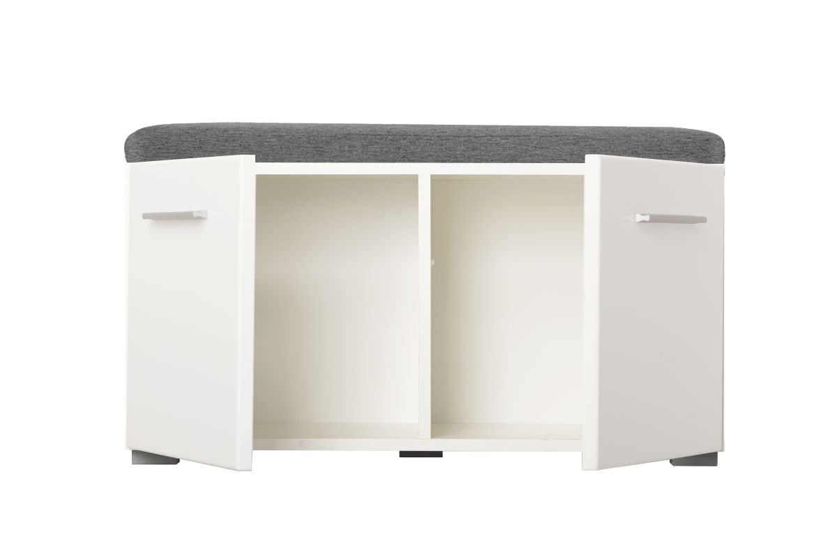 Predsieňová zostava so zrkadlami falka - biela/sivá.

 

Všetok nábytok Falka je vyrobený z lamina, u ktorého oceníte dobrú odolnosť proti poškodeniu a ľahkú údržbu.

 

Predsieňová zostava so zrkadlami Falka sa skladá z týchto prvkov:


	Predsieňová skriňa so zrkadlom Falka - 60x192,5x35,5cm (š, v, h)
	Vešiakový panel Falka I - 76x114x19,5cm (š, v, h)
	Predsieňová lavica s úložným priestorom a sedákom Falka - 79x45x35cm (š, v, h)
	Kombinovaná komoda Falka - 79x97,5x35cm (š, v, h)
	Nástenné zrkadlo Falka - 79x97,5x2cm (š, v, h)


Pokiaľ zostavíte ako je uvedené na obrázku je ceková šírka 218 cm a výška 192,5 cm.

 

Všetok nábytok patriaci do kolekcie Falka nájdete nižšie v súvisiacich produktoch.