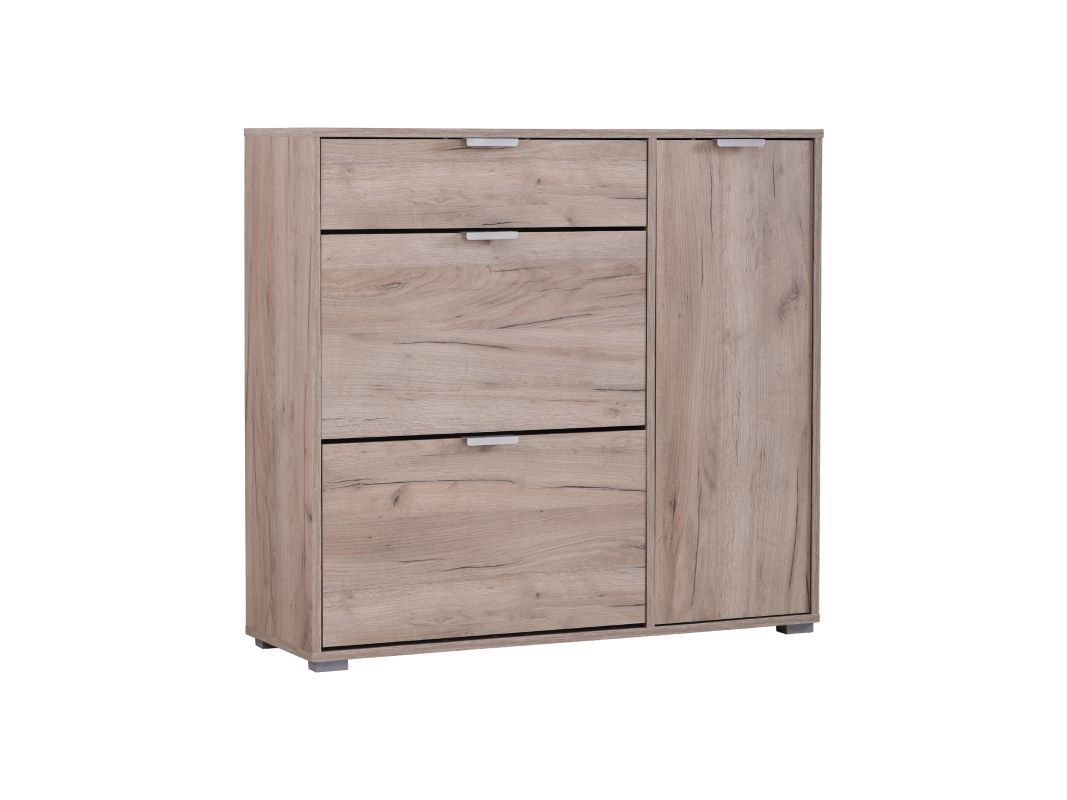 Kombinovaný botník triss - dub sivý.

 

Rozmery botníku Triss sú 102x94,5x33cm (š, v, h)

 

Ďalšie varianty botníkov Triss a iné súvisiace produkty nájdete nižšie.