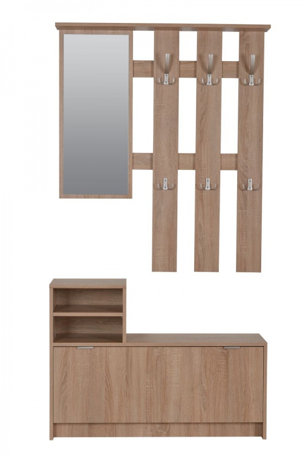 Predsieňová stena siux - dub sonoma.

 

Rozmery predsieňovej steny Siux sú 100x191,5x29cm (š, v, h)

 

Ďalšie nábytok do predsiene nájdete v súvisiacich produktoch nižšie.