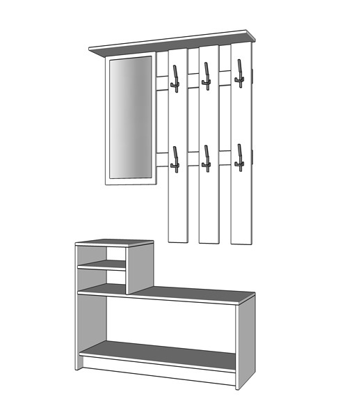 Predsieňová stena siux - dub sonoma.

 

Rozmery predsieňovej steny Siux sú 100x191,5x29cm (š, v, h)

 

Ďalšie nábytok do predsiene nájdete v súvisiacich produktoch nižšie.
