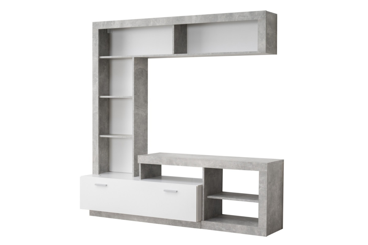 Obývacia stena jonas - beton/biela.

 

Dominantné miesto je tu vyhranené televízii, ktorá tu bude skvele vyzerať ako stojaci, tak zavesená na stene. Uzatvárateľná priehradka v bielom prevedení sa vám bude dobre otvárať pomocou štíhlych šedých úchytiek.

 

Rozmery obývacej steny Jonas sú 170,5x170,5x41,5cm (š, v, h)

 

Ďalšie typy obývacích stien a ostatné súvisiace produkty nájdete v zozname nižšie.