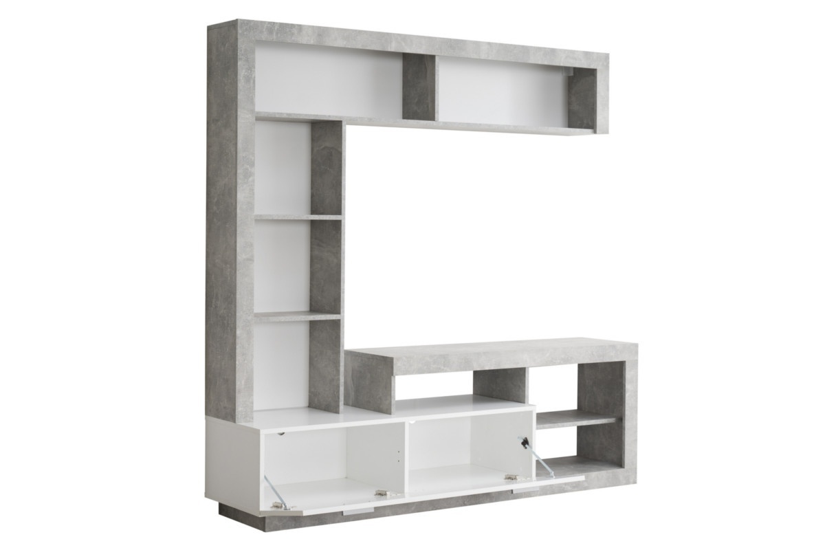 Obývacia stena jonas - beton/biela.

 

Dominantné miesto je tu vyhranené televízii, ktorá tu bude skvele vyzerať ako stojaci, tak zavesená na stene. Uzatvárateľná priehradka v bielom prevedení sa vám bude dobre otvárať pomocou štíhlych šedých úchytiek.

 

Rozmery obývacej steny Jonas sú 170,5x170,5x41,5cm (š, v, h)

 

Ďalšie typy obývacích stien a ostatné súvisiace produkty nájdete v zozname nižšie.