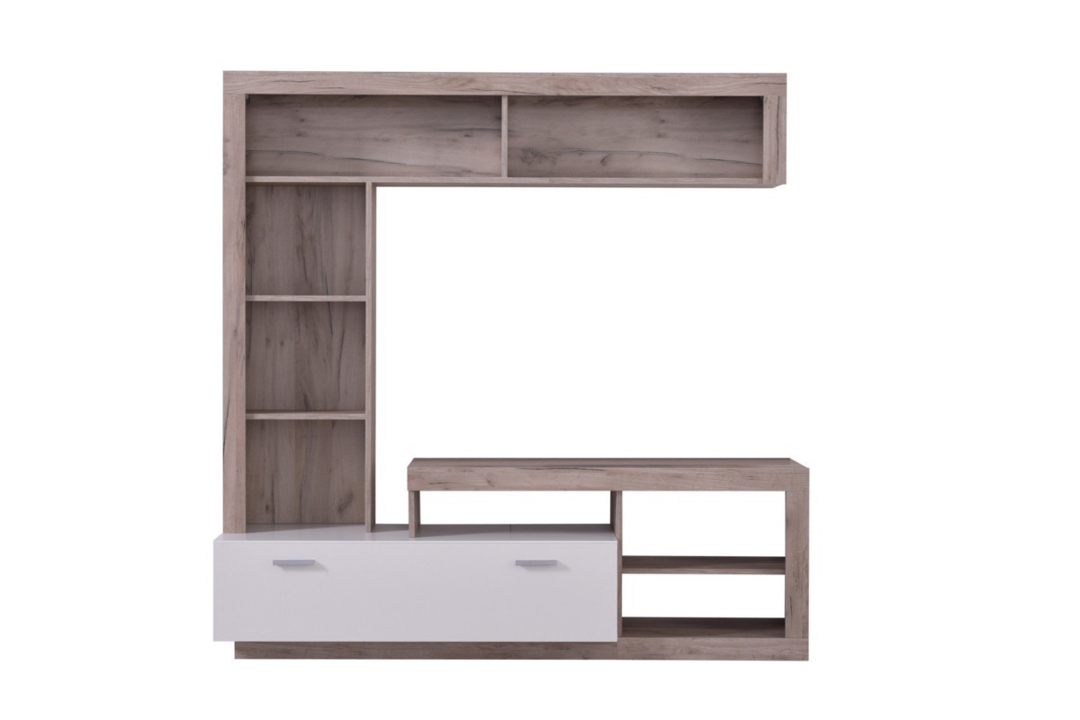 Obývacia stena jonas - dub sivý/biela.

 

Dominantné miesto je tu vyhranené televízii, ktorá tu bude skvele vyzerať ako stojaci, tak zavesená na stene. Uzatvárateľná priehradka v bielom prevedení sa vám bude dobre otvárať pomocou štíhlych šedých úchytiek.

 

Rozmery obývacej steny Jonas sú 170,5x170,5x41,5cm (š, v, h)

 

Ďalšie typy obývacích stien a ostatné súvisiace produkty nájdete v zozname nižšie.