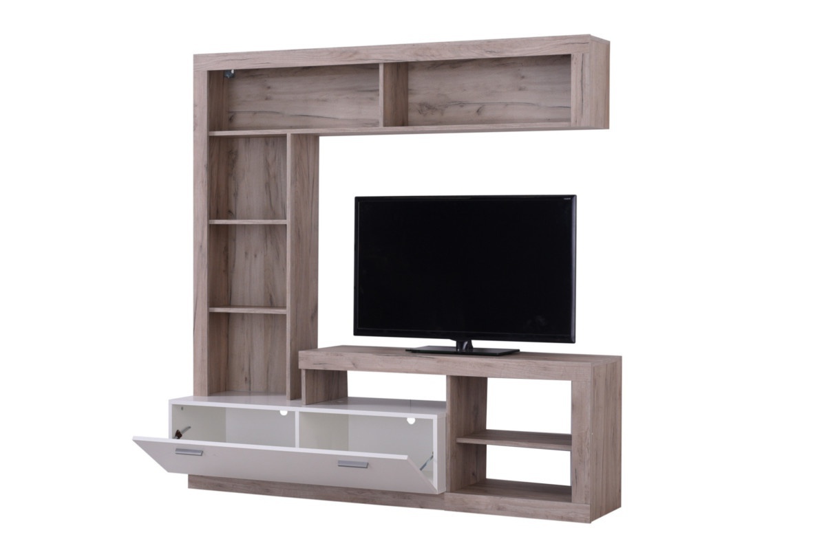 Obývacia stena jonas - dub sivý/biela.

 

Dominantné miesto je tu vyhranené televízii, ktorá tu bude skvele vyzerať ako stojaci, tak zavesená na stene. Uzatvárateľná priehradka v bielom prevedení sa vám bude dobre otvárať pomocou štíhlych šedých úchytiek.

 

Rozmery obývacej steny Jonas sú 170,5x170,5x41,5cm (š, v, h)

 

Ďalšie typy obývacích stien a ostatné súvisiace produkty nájdete v zozname nižšie.