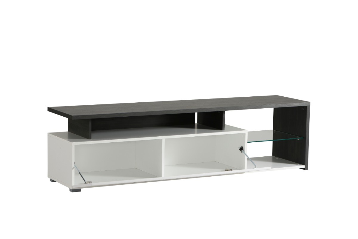 Televízny stolík alaric - biela/dub čierny.

 

Horná doska stolíka nájde využitie ako stojan pod televízor.

 

Televízny stolík Alaric v inom farebnom prevedení nájdete nižšie v súvisiacich produktoch spolu s ďalšími tipy na nábytok do obývacej izby.