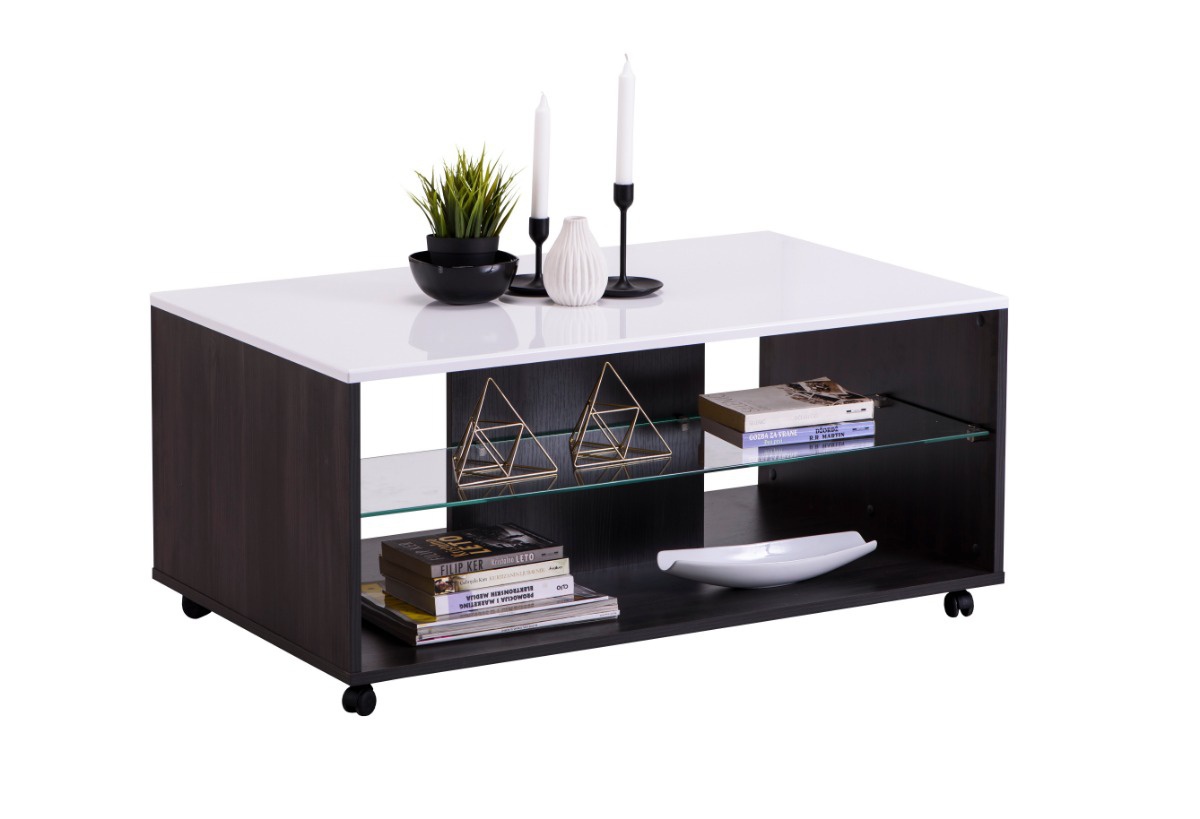 Konferenčný stolík carter - dub čierny/biela.

 

Okrem praktického využitia plní aj funkciu štýlovú.

 

Konferenčný stolík Carter v inom farebnom prevedení nájdete nižšie v súvisiacich produktoch spolu s ďalšími tipy na nábytok do obývacej izby.