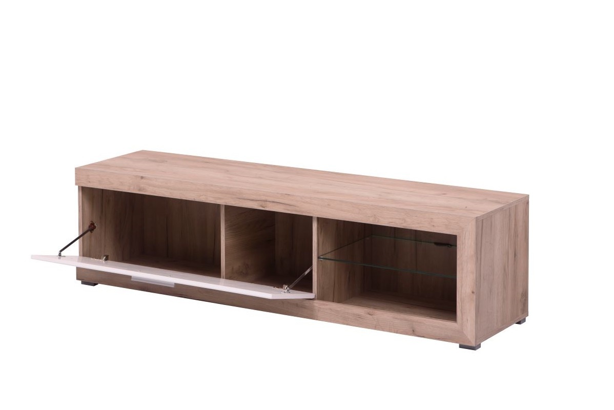 Televízny stolík ronja - dub sivý/biela.

 

Rozmery televízneho stolíku Ronja sú 162x43,5x41,5cm (š, v, h)

 

Ďalšiu inšpiráciu pre vybavenie obývacej izby nájdete v súvisiacich produktoch nižšie.