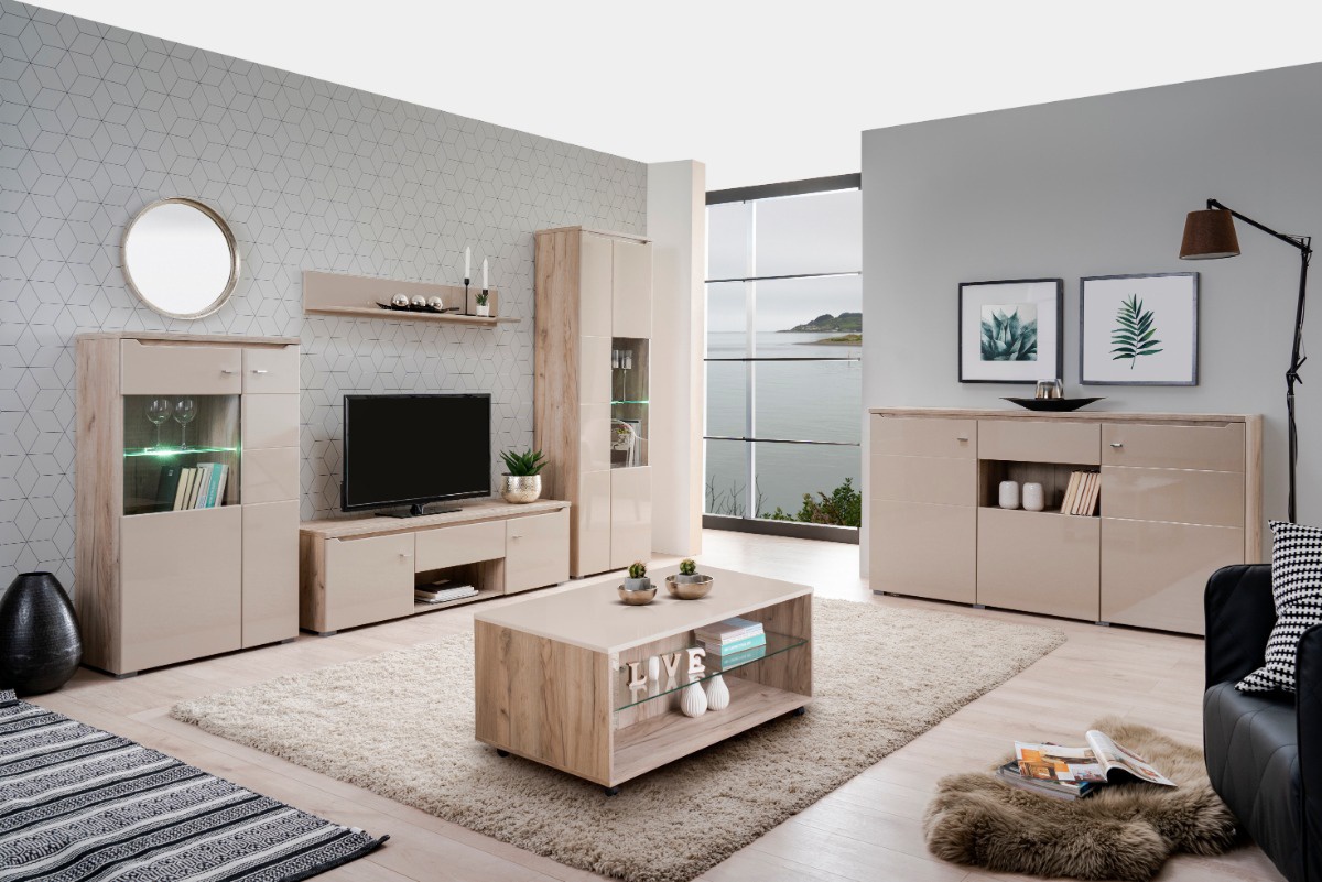 Konferenčný stolík brady - dub šedý/béžová.

 

Stolík je vybavený kolieskami, ktoré umožňujú ľahkú a nenamáhavú manipuláciu.

 

V súvisiacich produktoch nižšie nájdete ďalšie tipy na nábytok do obývacej izby.