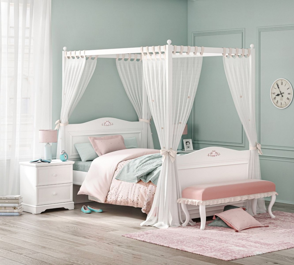 Rustikálna biela posteľ 120x200cm ballerina - biela.

 

Krásna biela rustikálna posteľ Ballerina dievčenskú izbu vyložene rozžiari svojou čistotou, nežnosťou a prepracovanými detailmi.

 

Rozmery rustikálny biele postele 120x200cm Ballerina sú 126x108x209cm (š, v, h), ložná plocha je 120x200cm

 

Všetky ďalšie odporúčané produkty nájdete v súvisiacom tovaru nižšie.