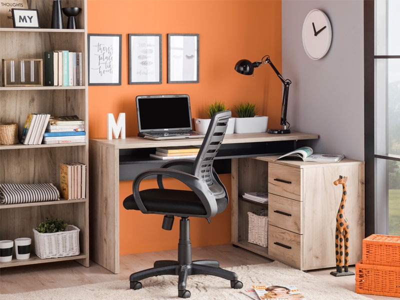 Písací stôl s kontajnerom timmy - dub šedý/čierna.

 

Stôl je zhotovený v slušivom dekore dub šedý a doplnený čiernymi plochami.

 

Písací stôl Timmy v inom farebnom prevedení nájdete nižšie v súvisiacich produktoch spolu s ďalšími tipy na nábytok.