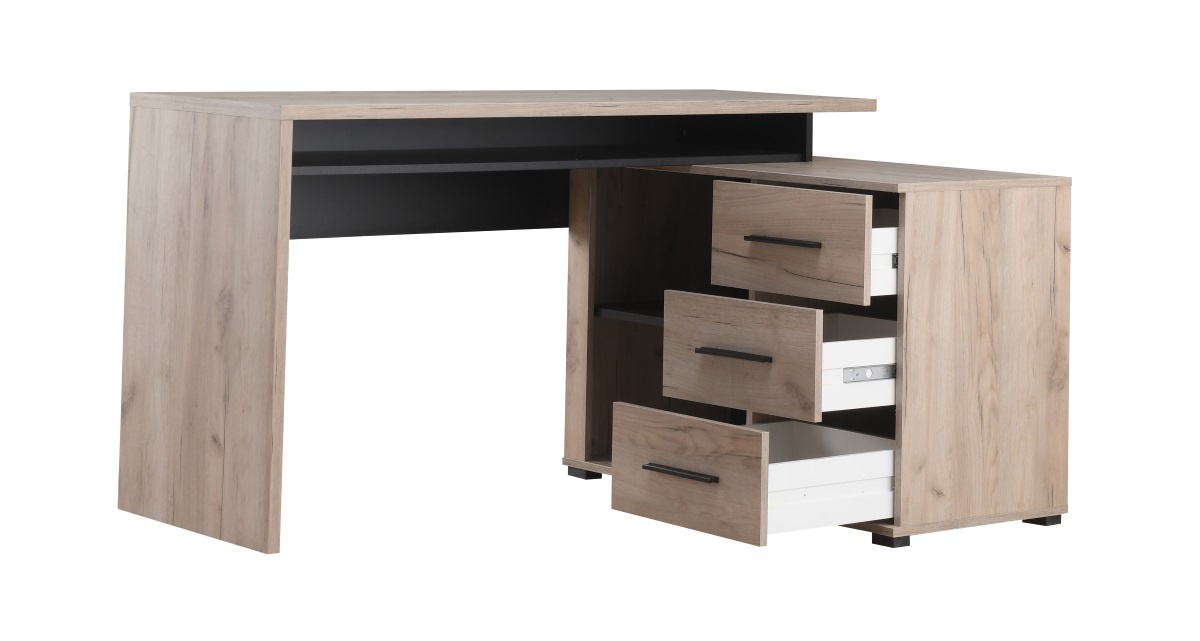 Písací stôl s kontajnerom timmy - dub šedý/čierna.

 

Stôl je zhotovený v slušivom dekore dub šedý a doplnený čiernymi plochami.

 

Písací stôl Timmy v inom farebnom prevedení nájdete nižšie v súvisiacich produktoch spolu s ďalšími tipy na nábytok.