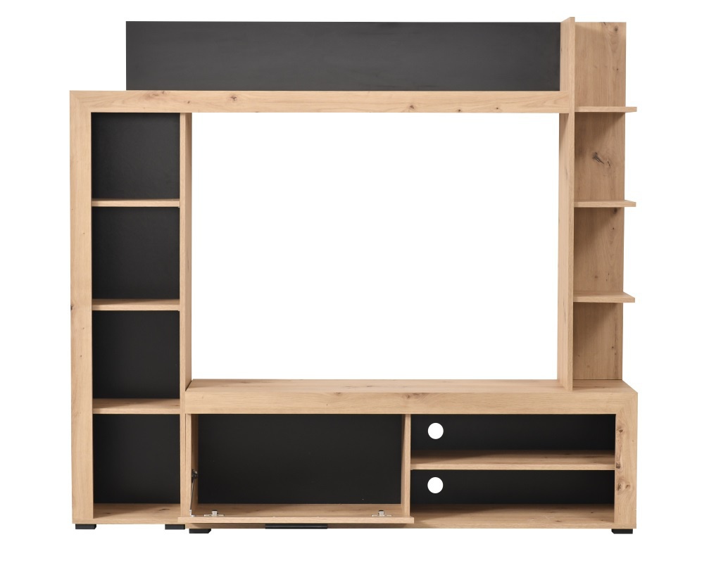 Obývacia stena bethany - dub artisan/čierna.

 

K dispozícii je priestor na televíziu o velkosti až 50"(palcov), pod ktorým sú dve priechodky pre ľahké zavedenie káblov.

 

Obývaciu stenu Bethany ponúkame tiež v prevedení dub šedý/čierna, ktorú nájdete nižšie v súvisiacich produktoch spolu s ďalšími tipy na nábytok do obývacej izby.