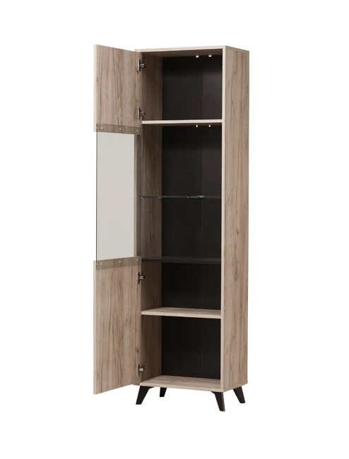 Obývacia zostava taylor - dub sivý/čierny.

 

Obývacia zostava Taylor sa skladá z týchto dielov: 

- vitrína vysoká (53,5x191,5x33cm - š, v, h)

- tv stolík (137,5x57,5x40cm - š, v, h)

- nástenná polica (137,5x24x19,5cm - š, v, h)

- skrinka s regálom (67,5x130,5x33cm - š, v, h)

 

Televízny stolík ponúka dostatočný priestor pre umiestnenie televízie a jeho súčasťou je spodná skrinka s výklopnými dvierkami.

 

Ak vás nábytok Taylor zaujal, pozrite sa do súvisiacich produktov, kde sú zobrazené ďalšie prvky z tejto rady.